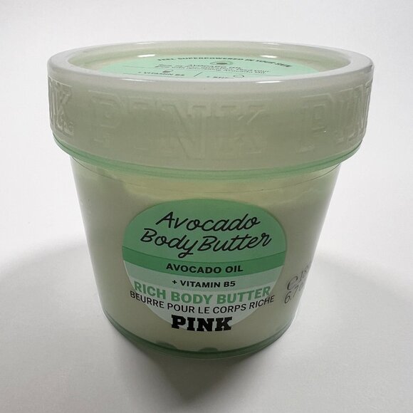 PINK Victoria's Secret Other - Victoria Secret Pink Avocado Body Butter Rich Full Regular Size 6.7 oz